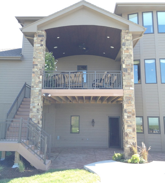 Patios & Outdoor Living Areas Traditional Verandah Omaha by ADC