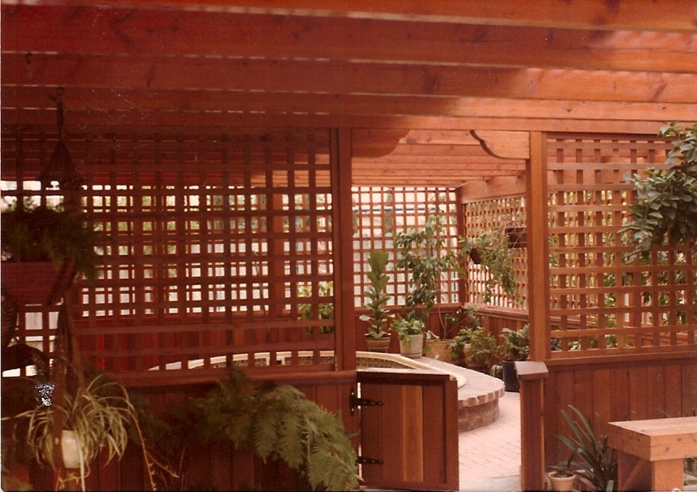 Traditional veranda in Los Angeles.