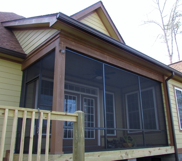 Permanent Screen Room Arden, NC Transitional