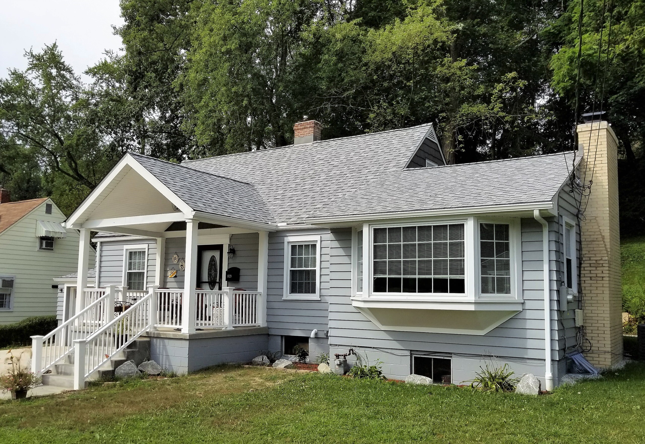 Perrysville Cape Cod New Front Porch Traditional Porch Other By Darrell C Kauric Architect Llc Houzz