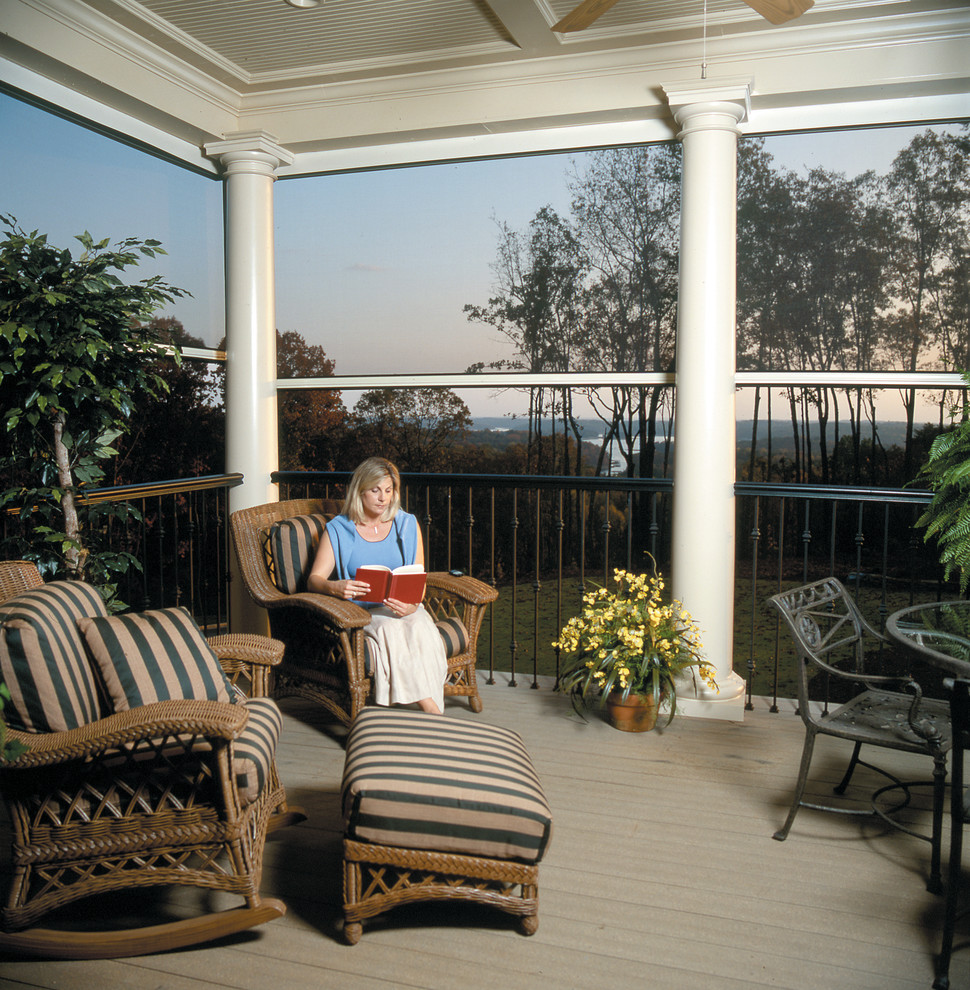 Phantom Executive Motorized Screen Systems Porch Minneapolis by