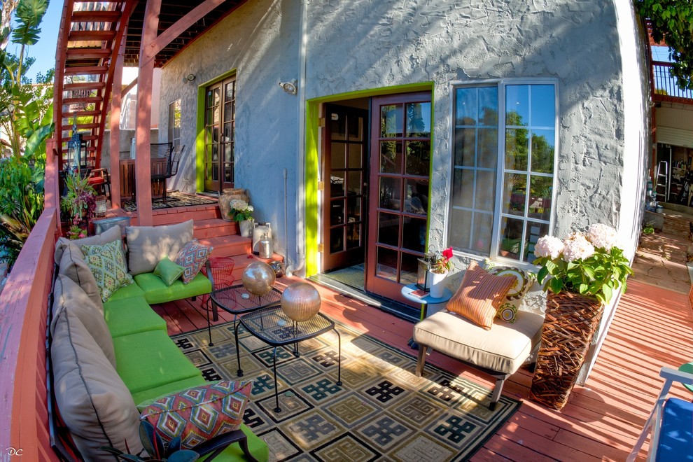 Inspiration for an eclectic porch remodel in Los Angeles