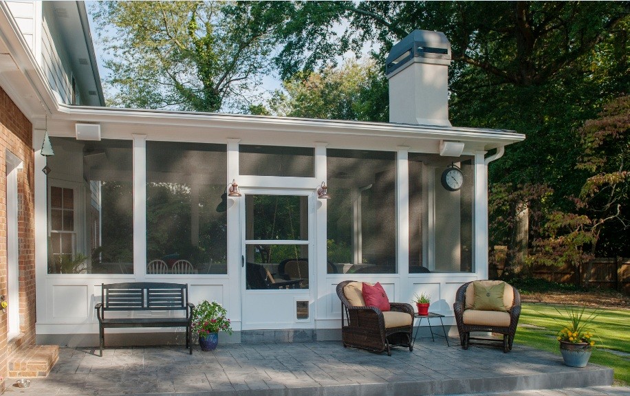 Porch Addition Traditional Porch Atlanta by Construction Ahead