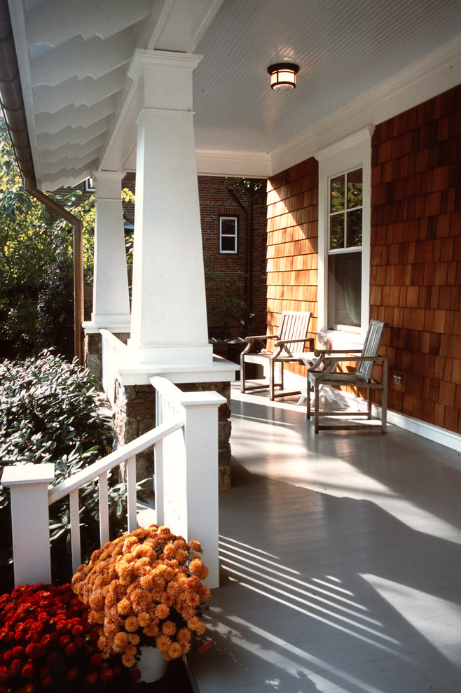 This is an example of a craftsman porch design in DC Metro.