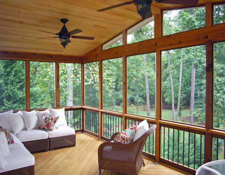 Porches & Screened Porches Traditional Porch Atlanta by Synergy