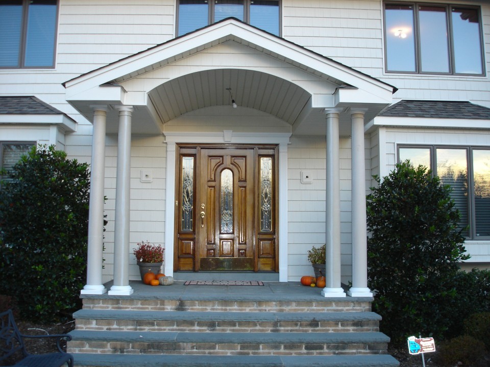 Porticos Porch New York by Shells Only Complete Home Improvements
