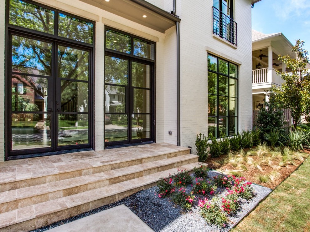 Purdue Transitional Porch Dallas by Edinburgh Custom Homes, Inc