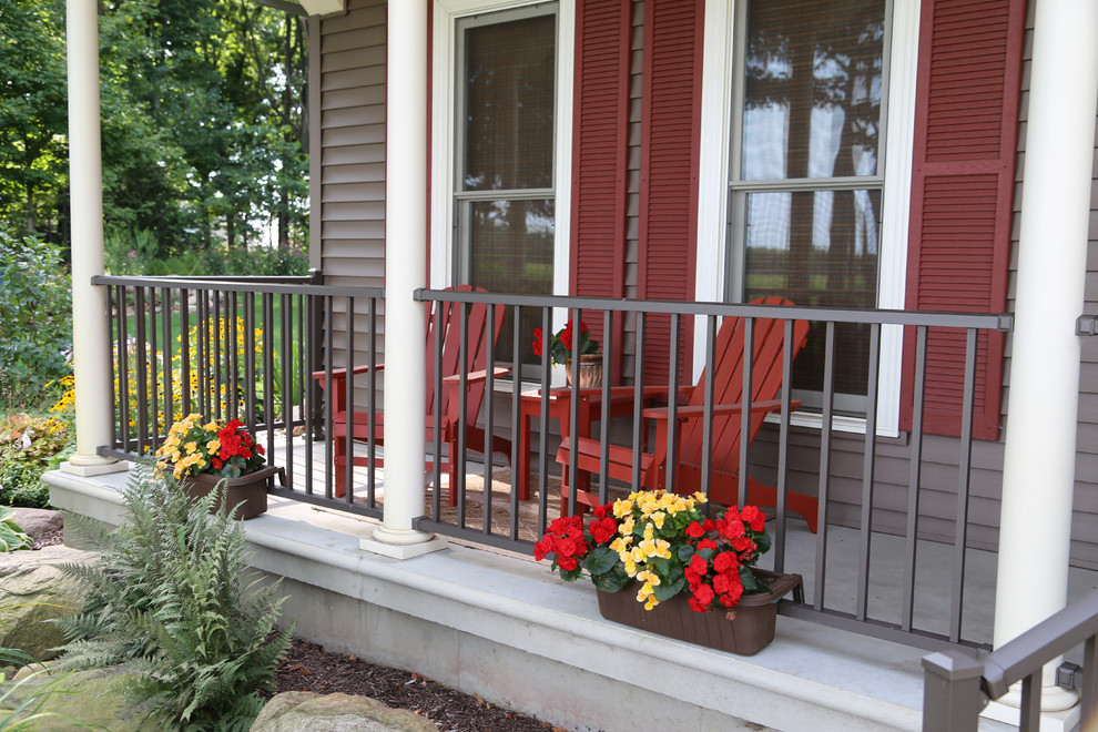 Inspiration for a front porch remodel in Other