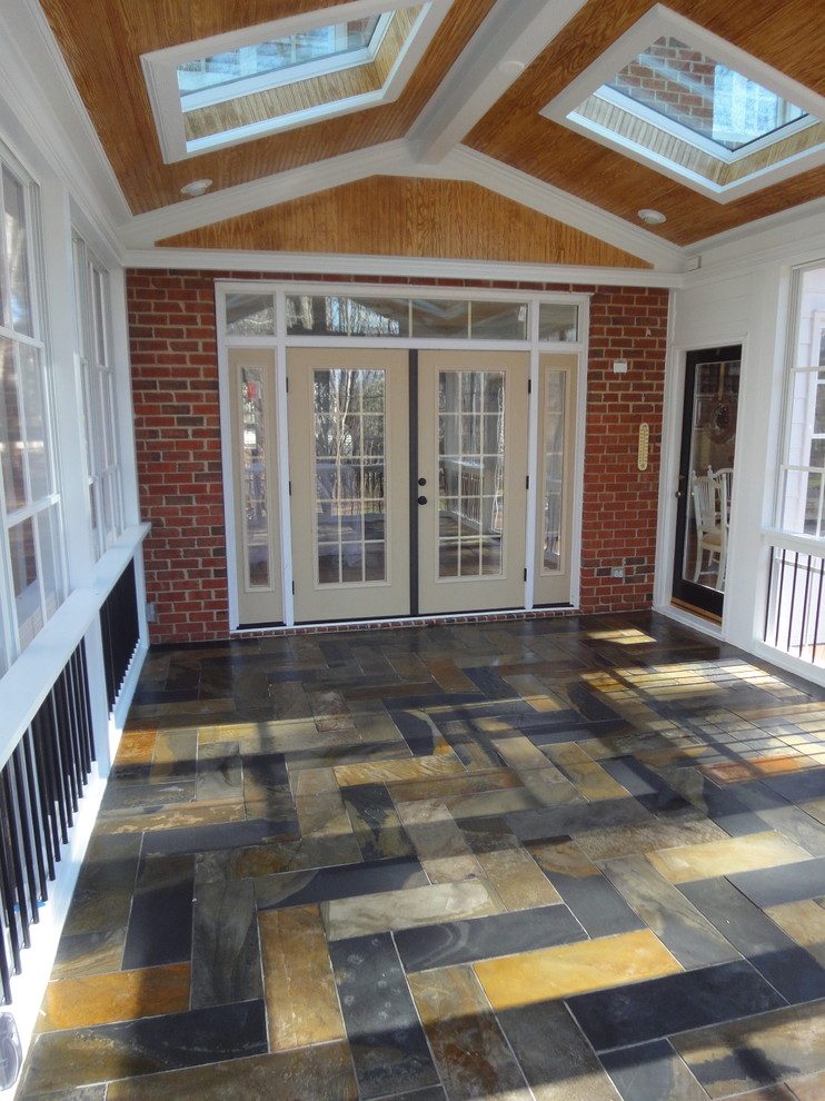 Raleigh NC 3 Season Room With Belgard Paver Patio Contemporary