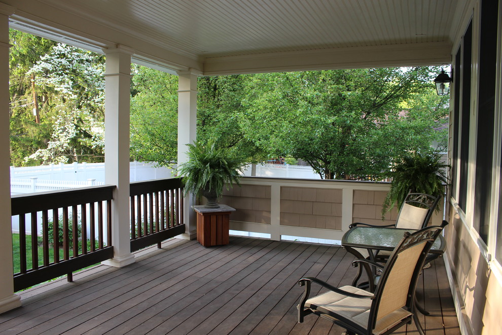 Rear Porch - Traditional - Porch - New York - by Gem Builders Carpentry ...