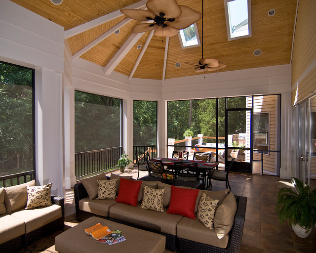 Renovation Outdoor Living Space - Traditional - Verandah ...