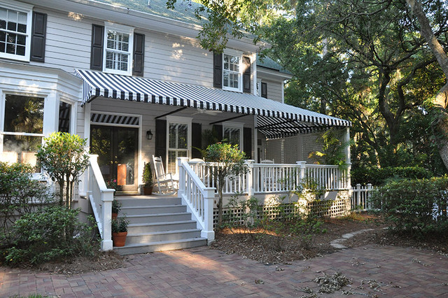 Residential Awnings - Traditional - Porch - Atlanta - by Coastal Canvas  Products | Houzz