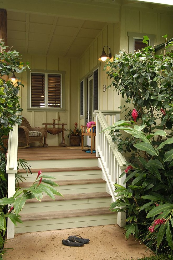 Retro Hawaii Beach Cottage - Traditional - Porch - Hawaii - by Fine ...