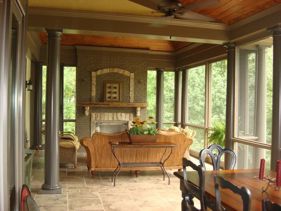 Reynolds Plantation Porch Addition Porch Atlanta by Strott
