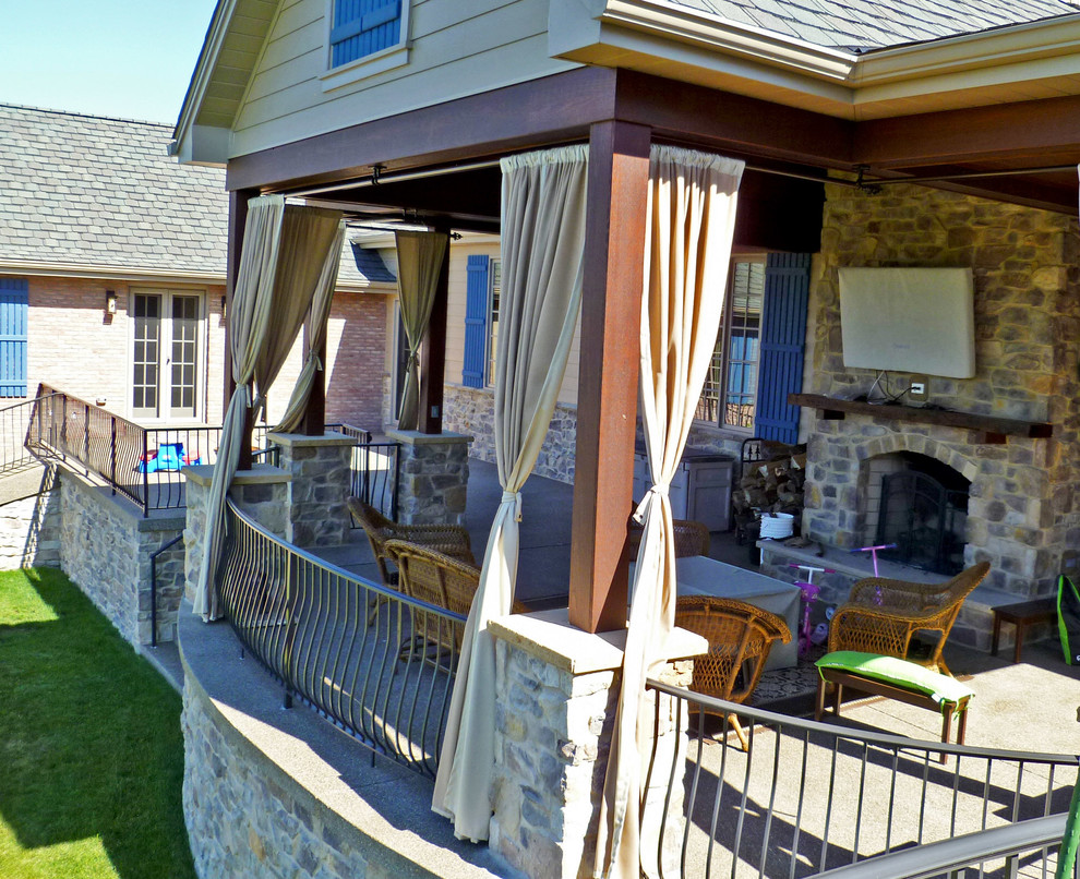 Roofing a patio means more outdoor living throughout the year