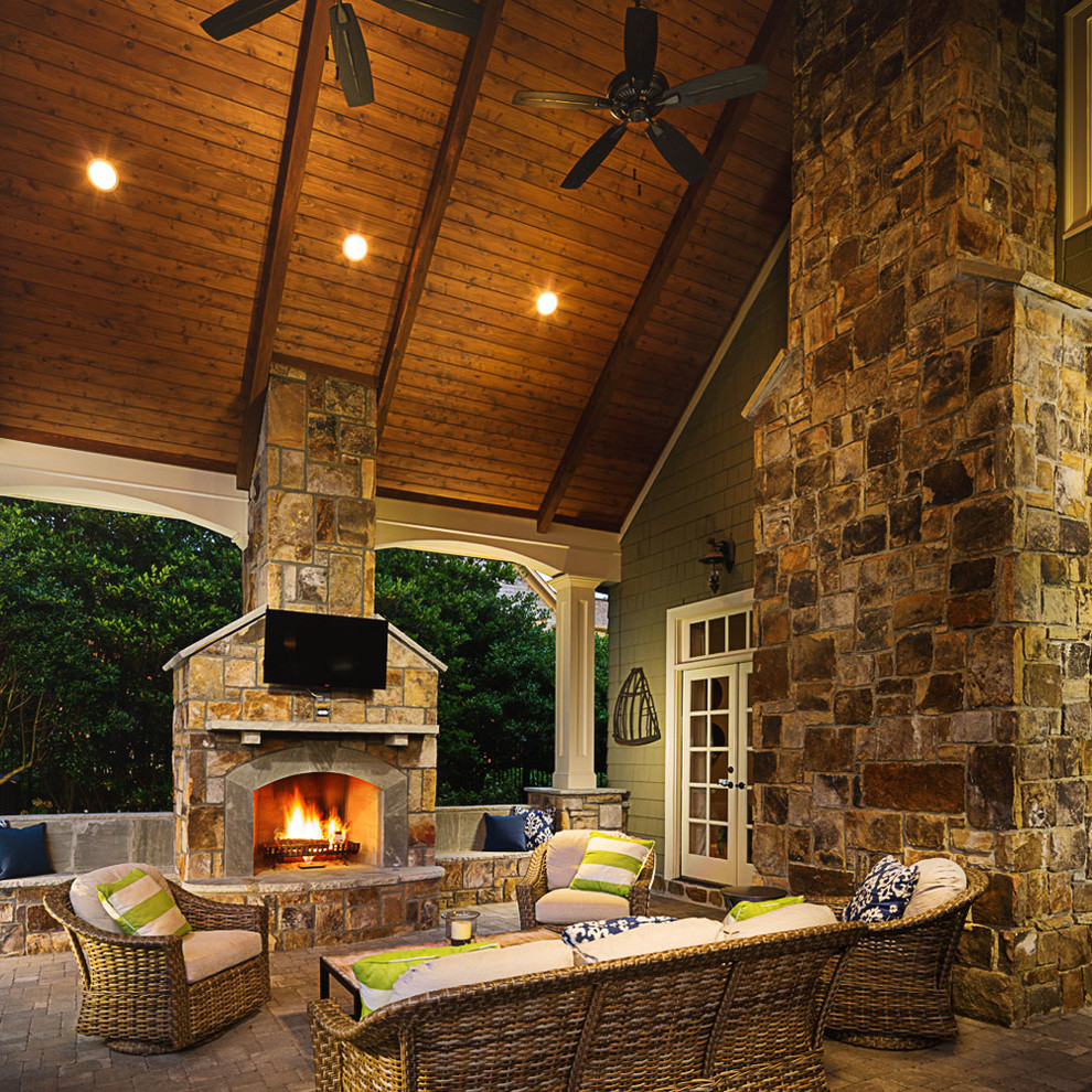 Sandy Springs Outdoor Living Space Traditional Porch Atlanta by