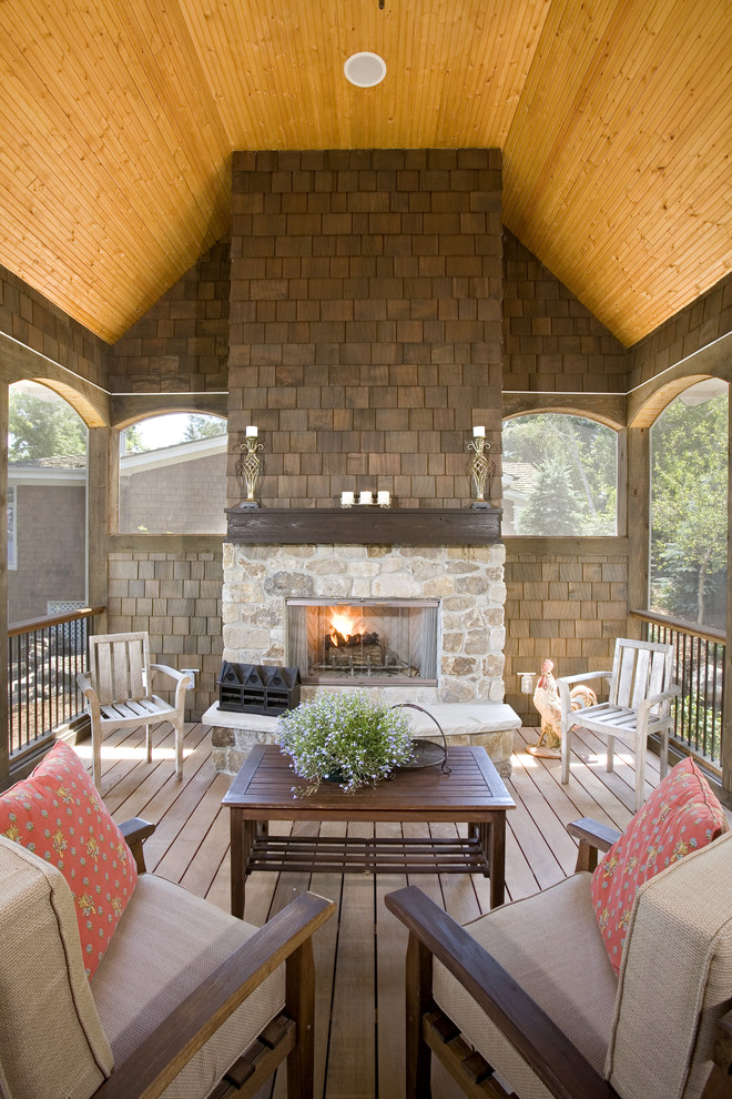 Screen Porch - Traditional - Porch - Minneapolis - by Stonewood, LLC ...