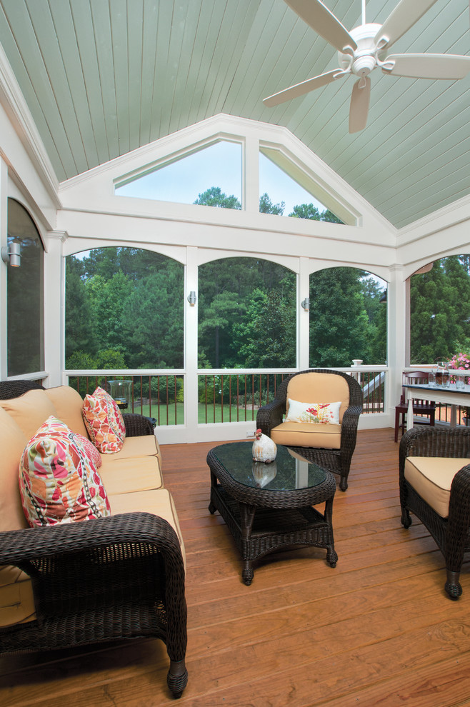 Screened In Back Porches Transitional Porch Atlanta by Atlanta