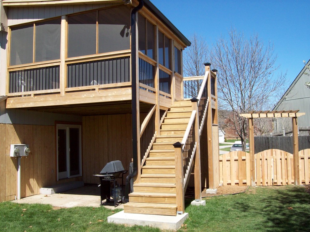 Screened in Porch Traditional Porch Kansas City by Sun Deck and Home Houzz