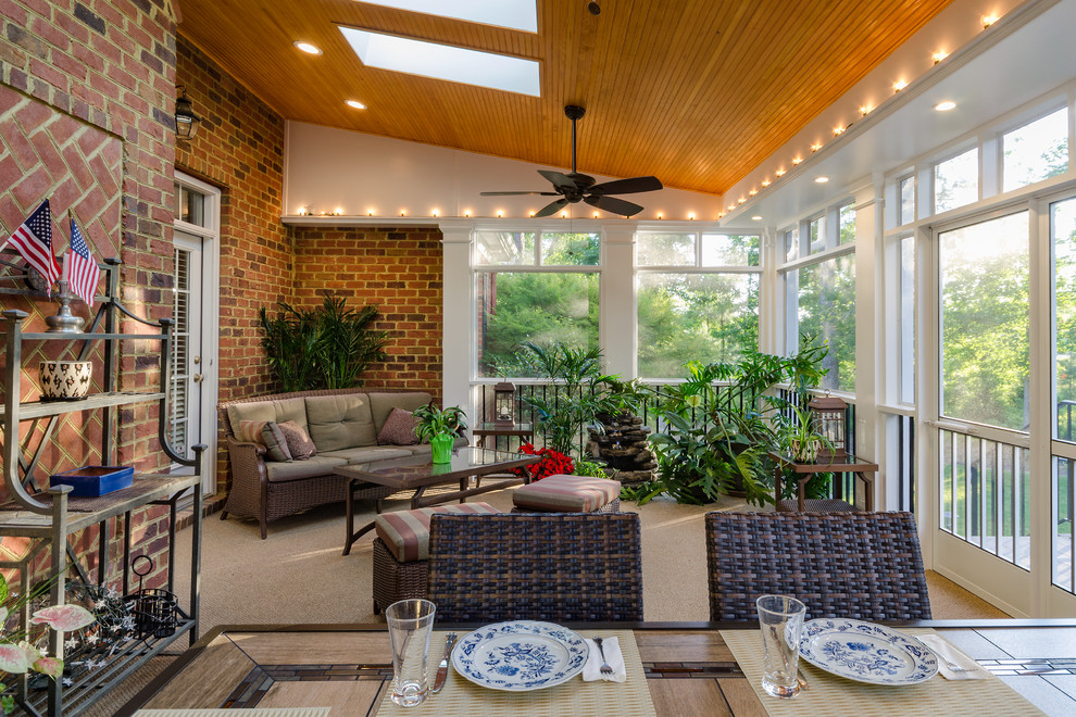 Screened Porch Addition Traditional Porch Richmond by