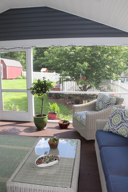 Screened Porch Addition In Harrisonburg Va Traditional Verandah Other By Integrity