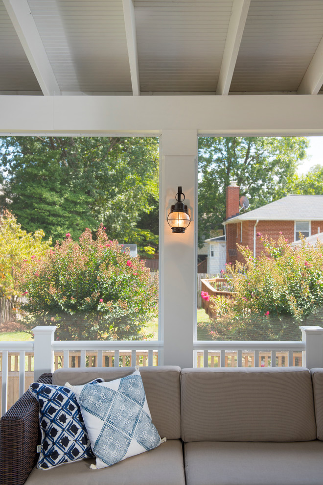 Screened Porch & Danver Outdoor Kitchen in Bethesda Traditional