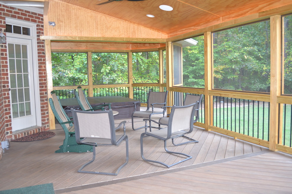 Screened Porch and Patio in Raleigh, NC Traditional Porch Raleigh by Archadeck of