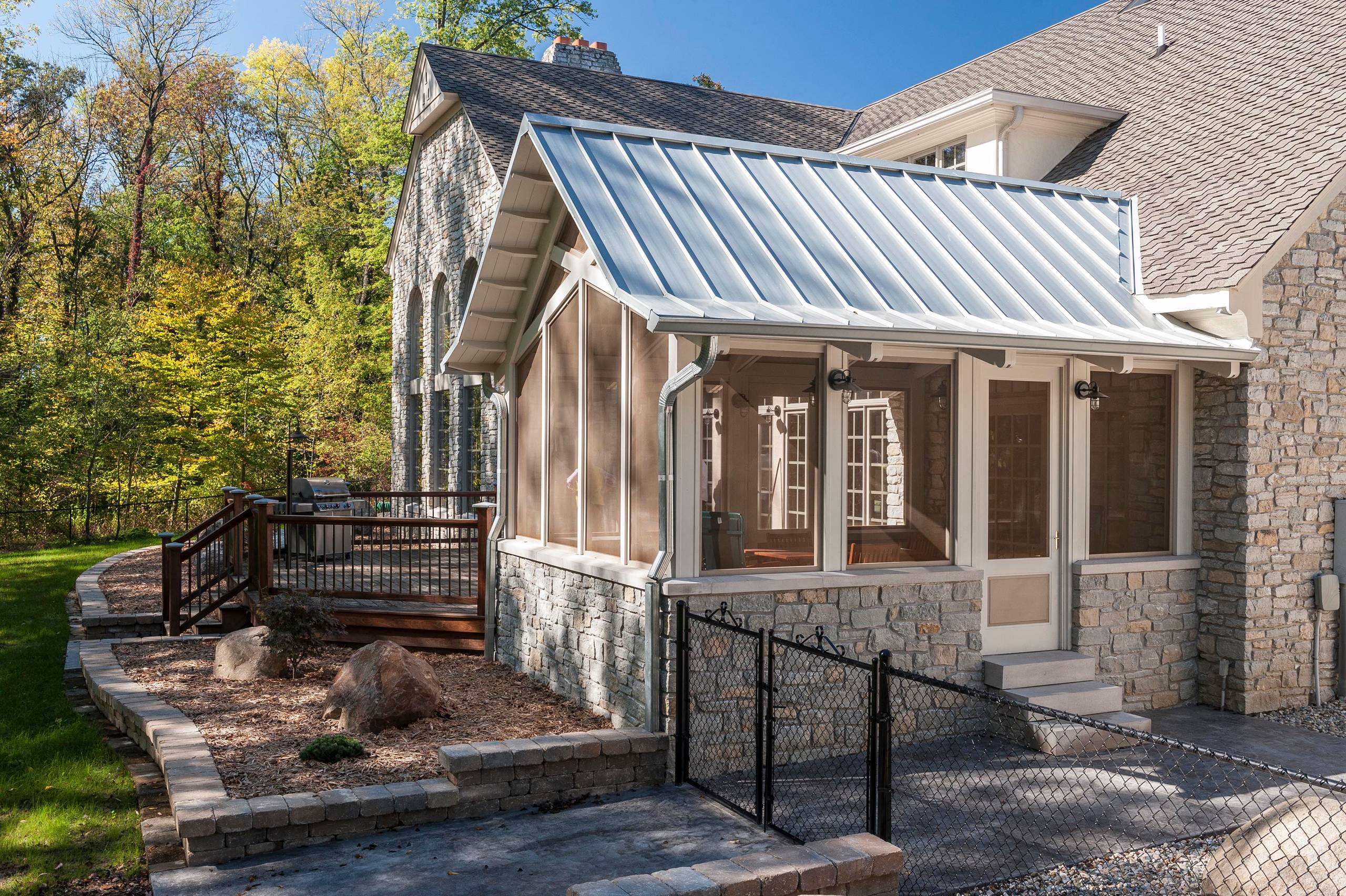 Screened Porch Exterior Traditional Porch Indianapolis By Corinthian Fine Homes Houzz