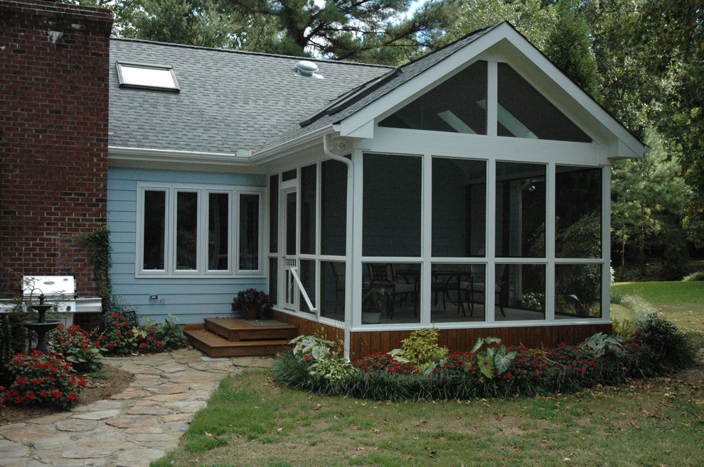 Screened Porch Ideas Traditional Porch Raleigh by Blue Ribbon Residential Construction