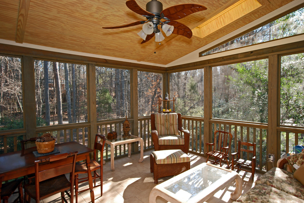 Screened Porch Ideas Traditional Porch Raleigh by Blue Ribbon Residential Construction