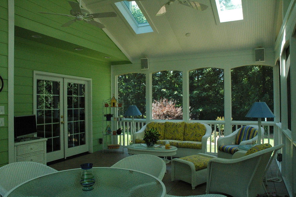 Screened Porch Ideas Traditional Porch Raleigh by Blue Ribbon Residential Construction
