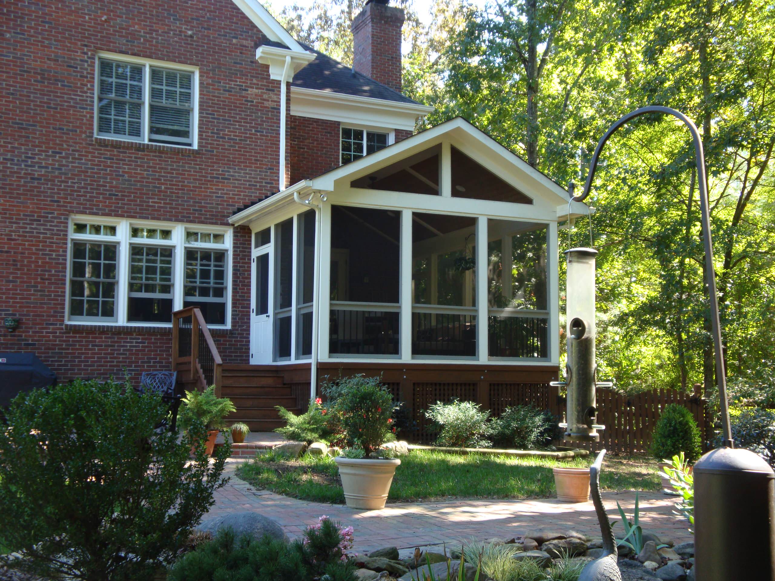 Screened Porch Project In Charlotte Nc Traditional Porch Charlotte By Porch Life Houzz