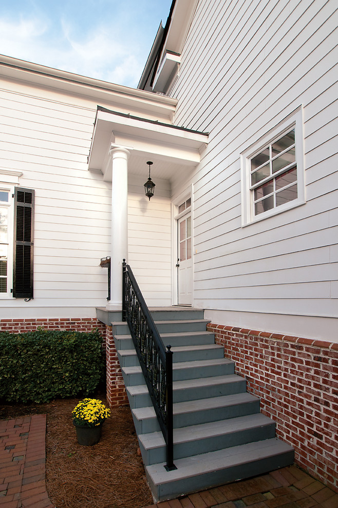 Side and Back Door Porticos Traditional Porch Atlanta by