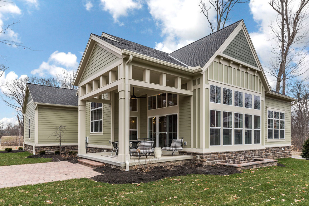 Simplified Living Custom Home in Powell, Ohio Traditional Porch Columbus by BOB WEBB