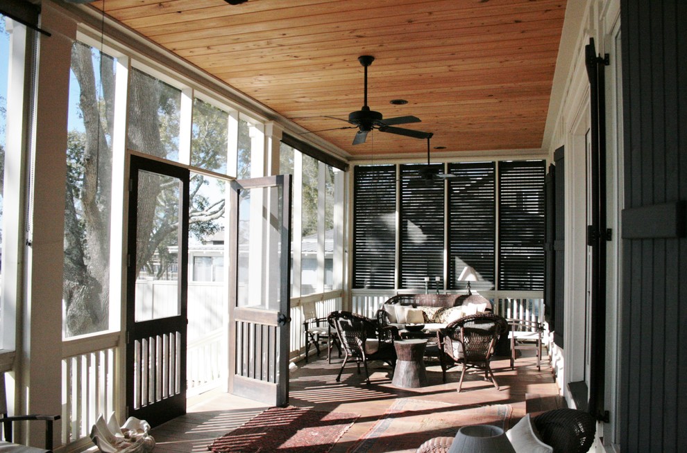 Inspiration för en amerikansk veranda