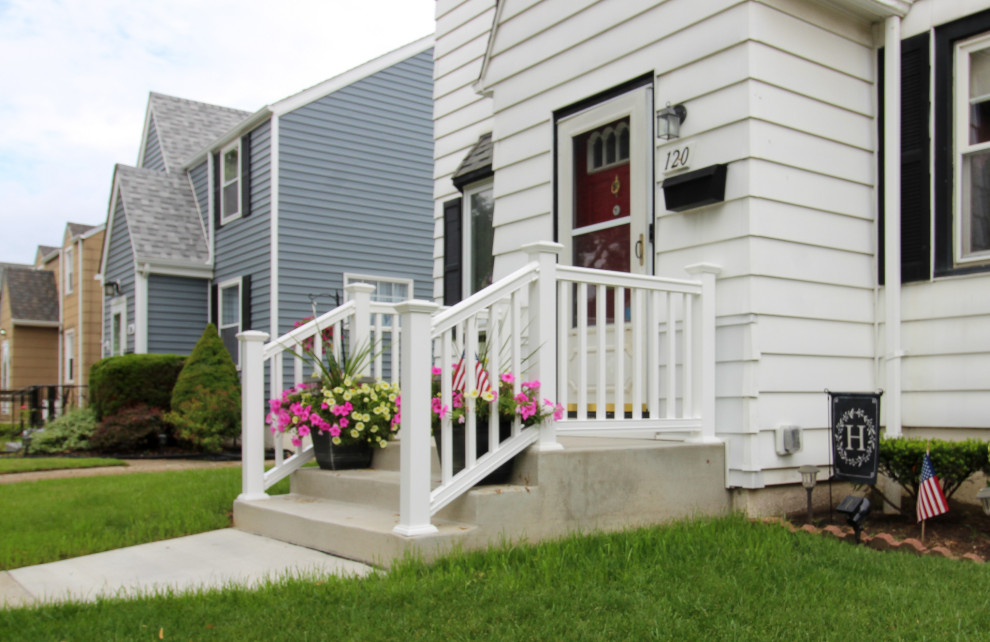 Small Concrete Front Porch - Porch - New York - by Ivy Lea Construction ...