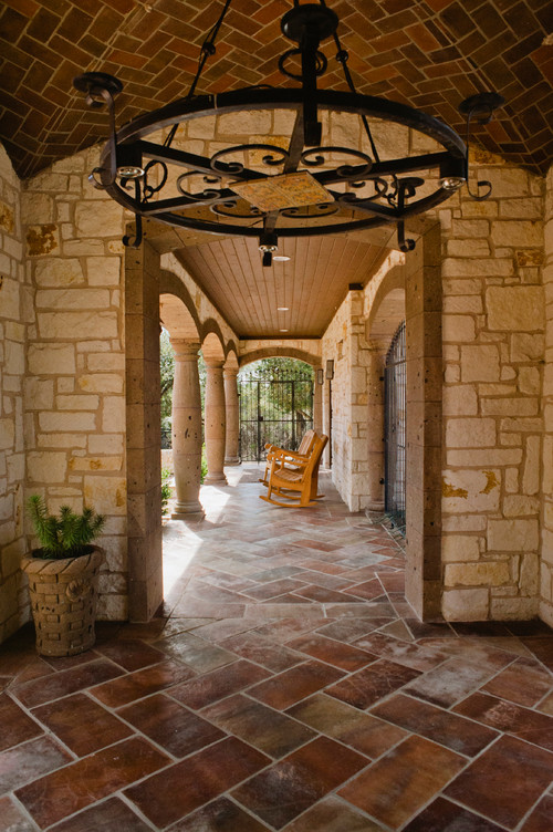 tumbled travertine tile