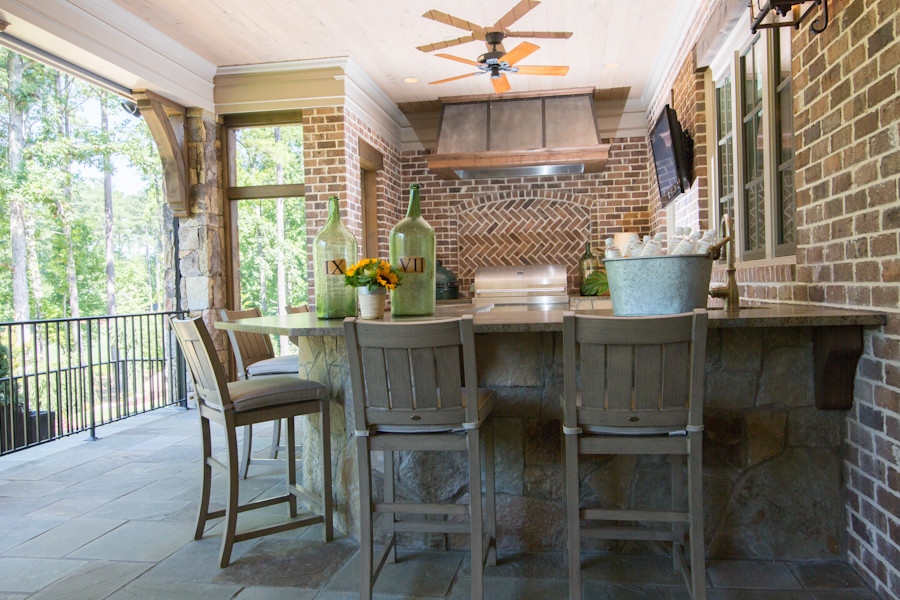 Suwanee GA Home Traditional Porch Atlanta by Schilling