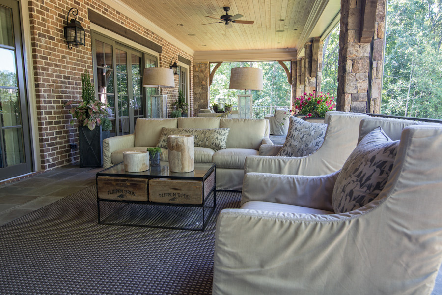 Suwanee GA Home Traditional Porch Atlanta by Schilling