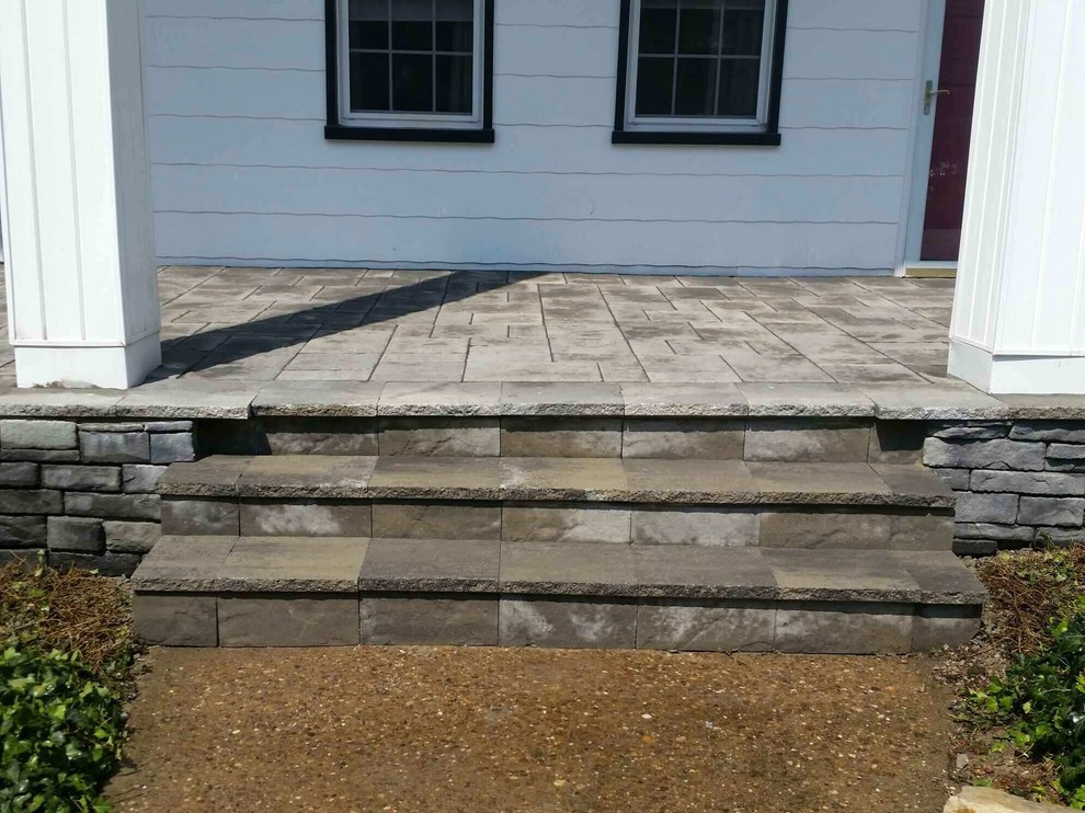 Techo Bloc Porch and Step Overlay Traditional Porch Other by