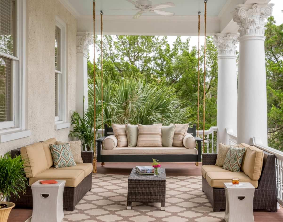 Porch sofa swing 2025
