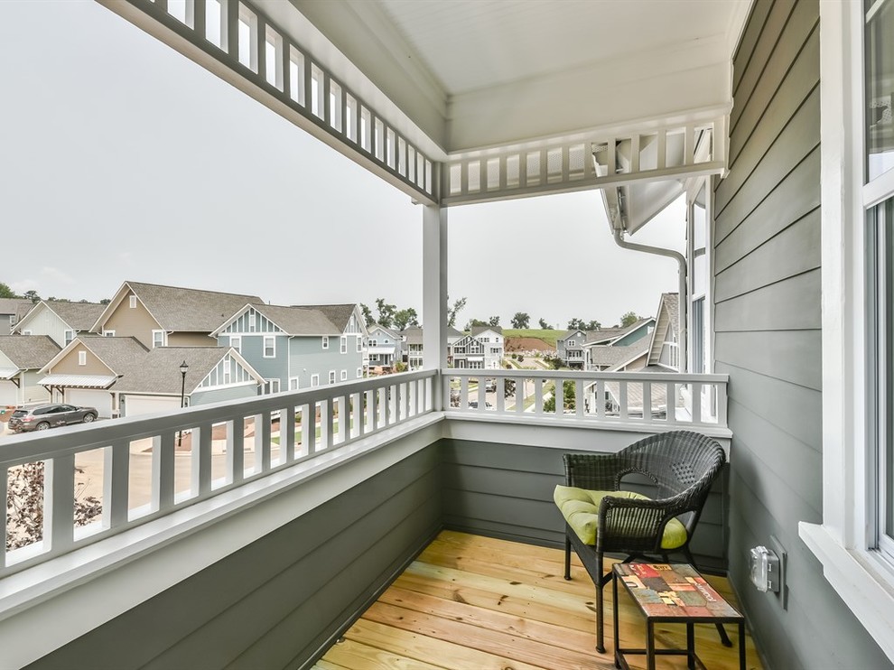 Источник вдохновения для домашнего уюта: балкон и лоджия в стиле кантри