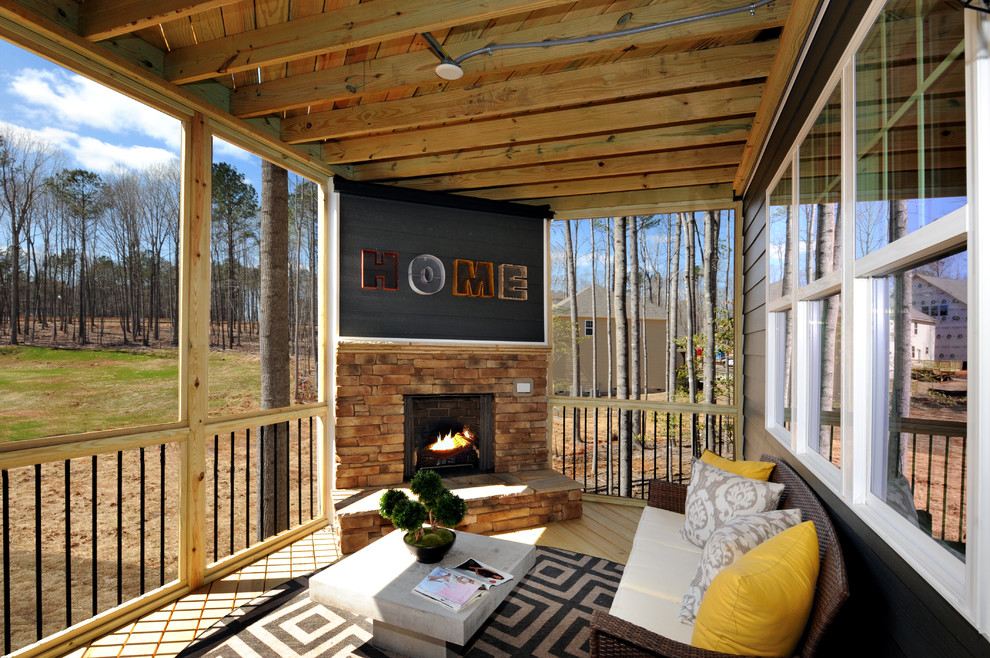 The Manchester Traditional Porch Raleigh by Lennar Raleigh Houzz