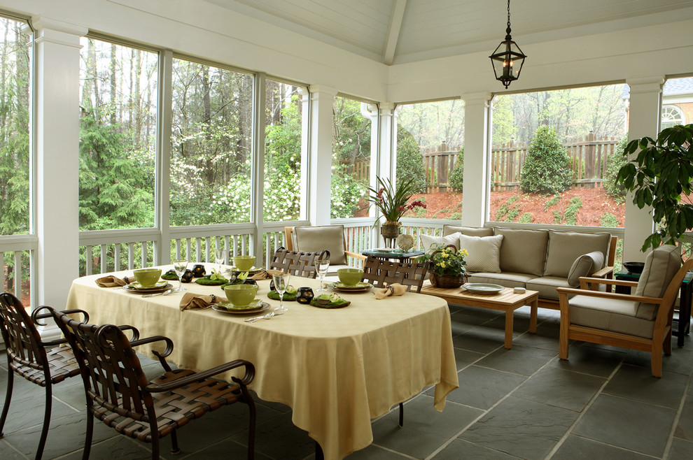 Traditional Kitchen & Screened Porch Traditional Porch Denver