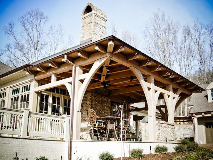 Inspiration for a timeless porch remodel in Birmingham