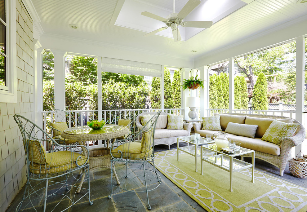 Inspiration for a traditional veranda in Other.