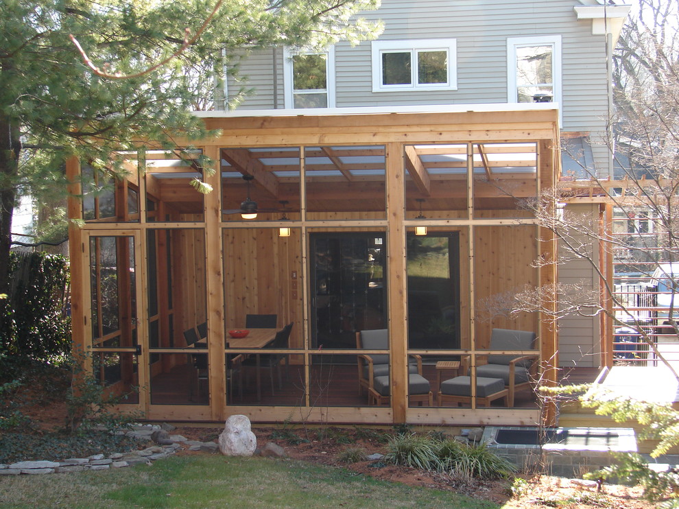 This is an example of a modern porch design in DC Metro.