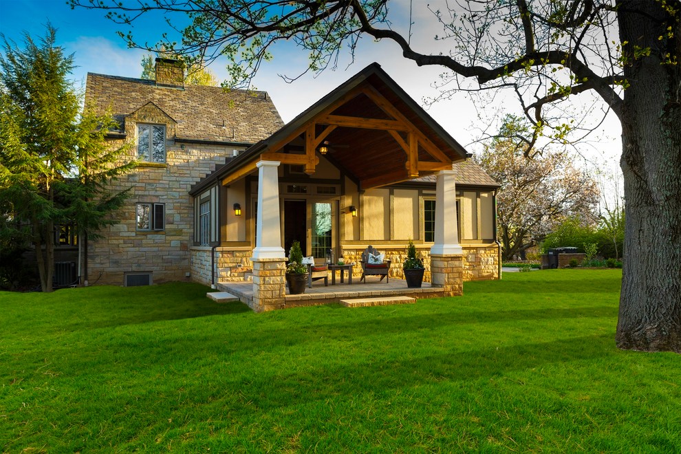 Tudor Renovation Traditional Porch Other by R L S Associates