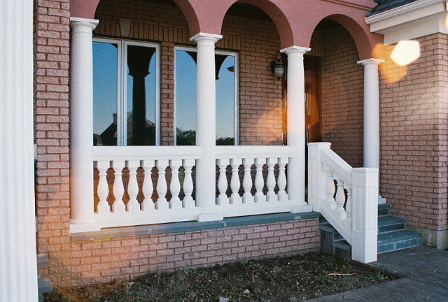 Foto di un portico classico