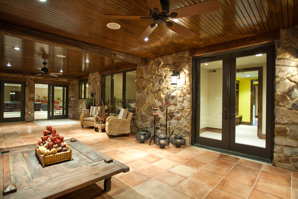 Tuscan Timbers Traditional Porch Chicago by Gander Builders Houzz